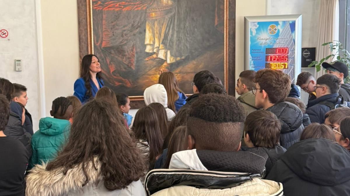 Il Comprensivo Mandatoriccio in visita alla sede del Consiglio regionale