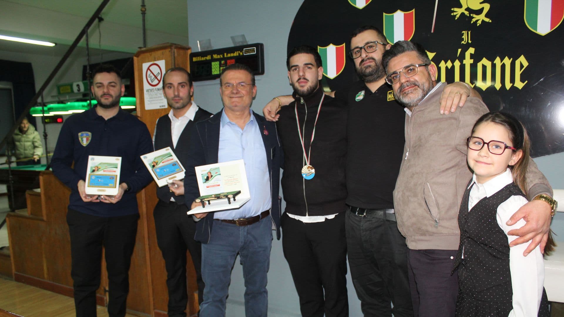 Co-Ro, grande successo per il 6° Memorial di biliardo dedicato a Giovanni De Tommaso