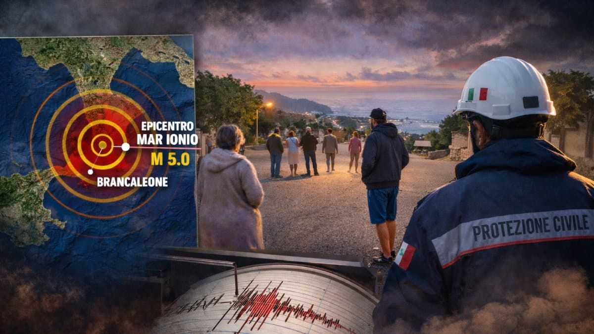 Terremoto nel Mar Jonio: trema tutto il sud Italia. Sisma avvertito chiaramente anche nella Sibaritide
