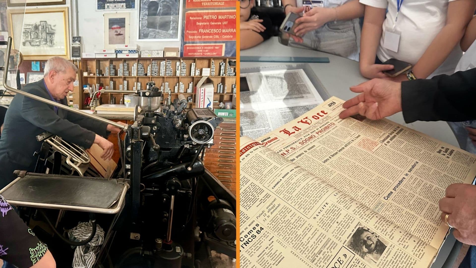 Cropalati, gli studenti scoprono il mondo della tipografia e dell'editoria