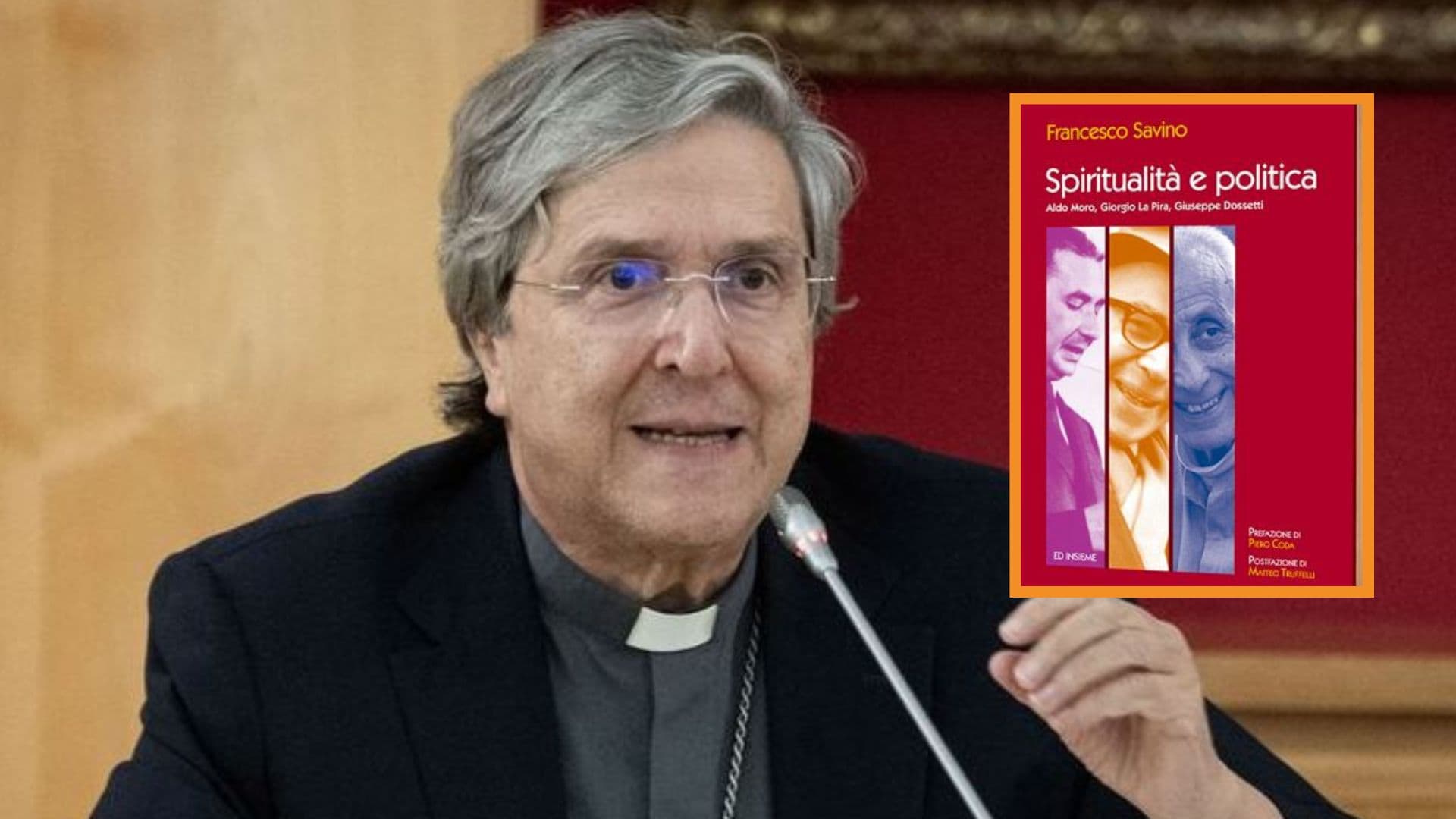 Monsignor Savino presenta il libro su Moro, La Pira e Dossetti nella rassegna “Sulla Collina dell’Orologio”