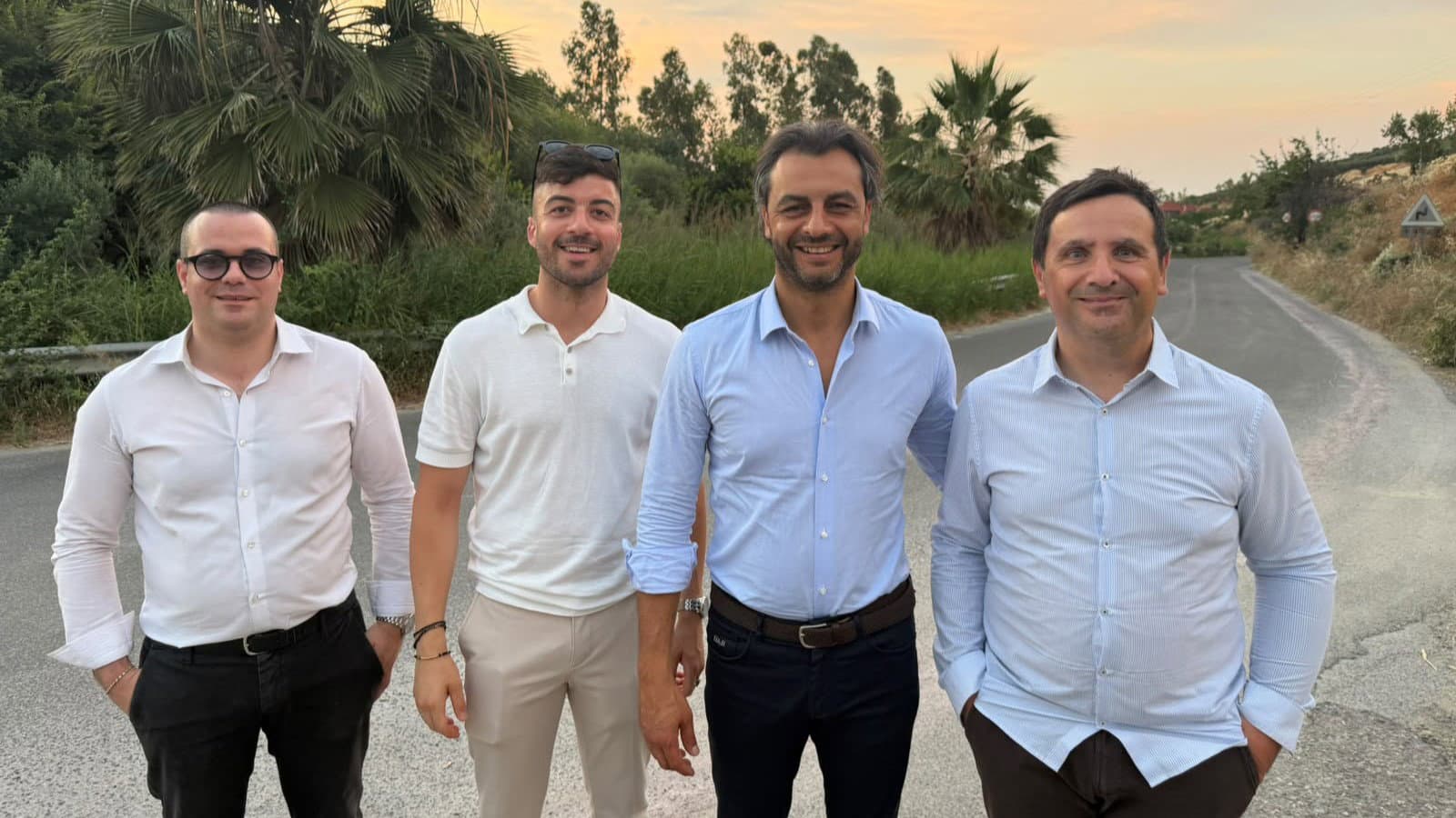 SP 198 sopralluogo della provincia sulla strada tra lo scalo e il centro storico di Calopezzati