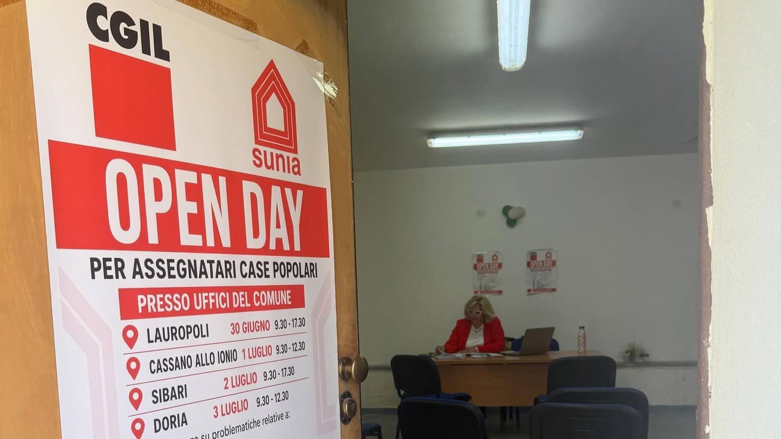 Cassano, Sunia-Cgil chiude l’open day a Doria: «Sulla casa serve presenza stabile e dialogo con i cittadini»