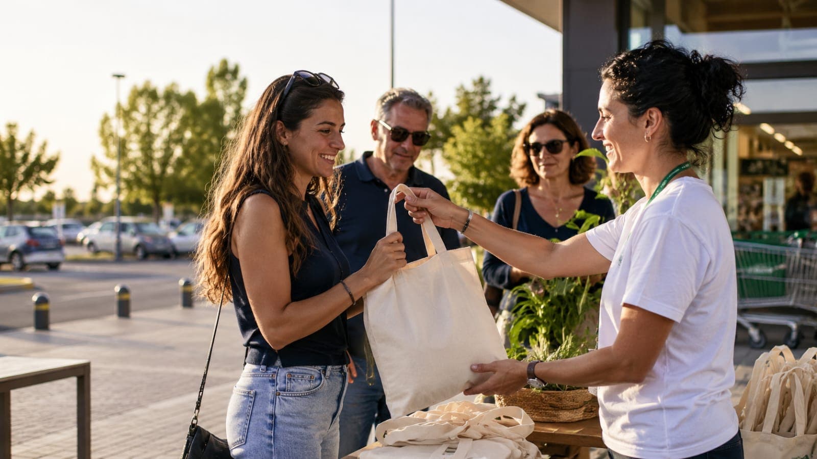 Corigliano-Rossano, buste riutilizzabili in omaggio per promuovere la sostenibilità