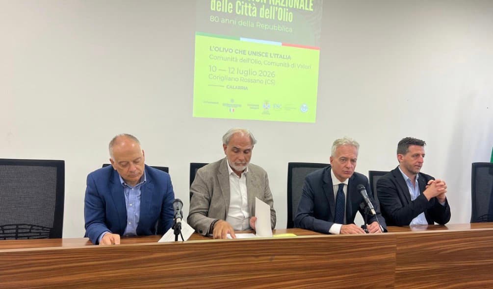 Corigliano-Rossano capitale dell’olio: dal 10 al 12 luglio la prima Convention nazionale delle Città dell’Olio