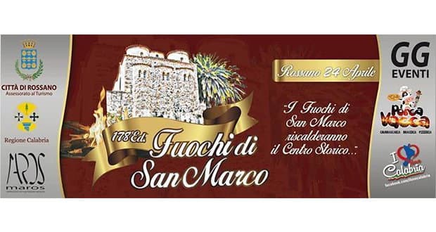 Rossano, fuochi di San Marco anche in mostra