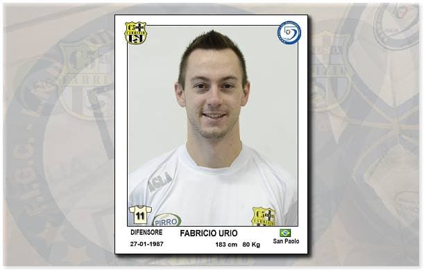 Fabrizio Corigliano, Fabricio Urio convocato in Nazionale
