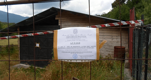 Scoperto dal Corpo Forestale fabbricato in difformità nel Parco del Pollino