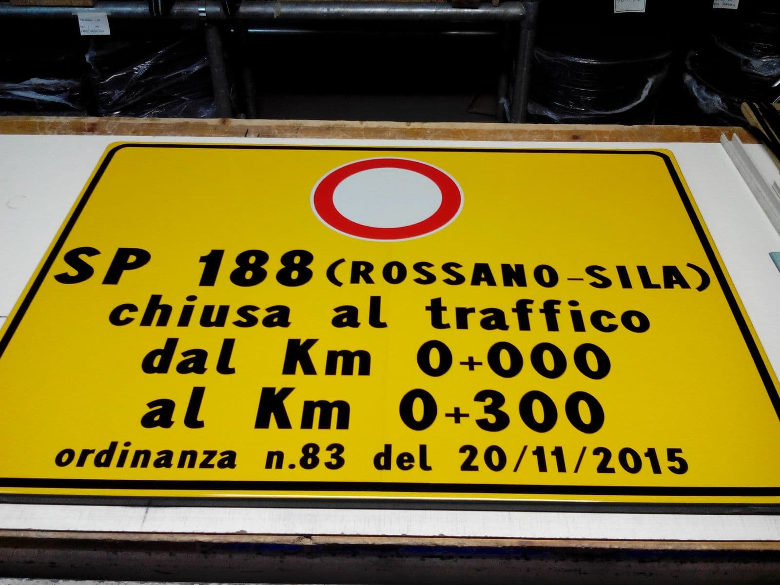 Rossano: lavori urgenti, chiude la SP188