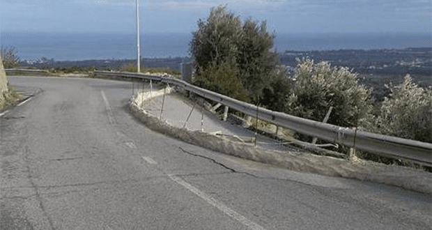 Rossano, sistema viario in tilt a causa del dissesto idrogeologico