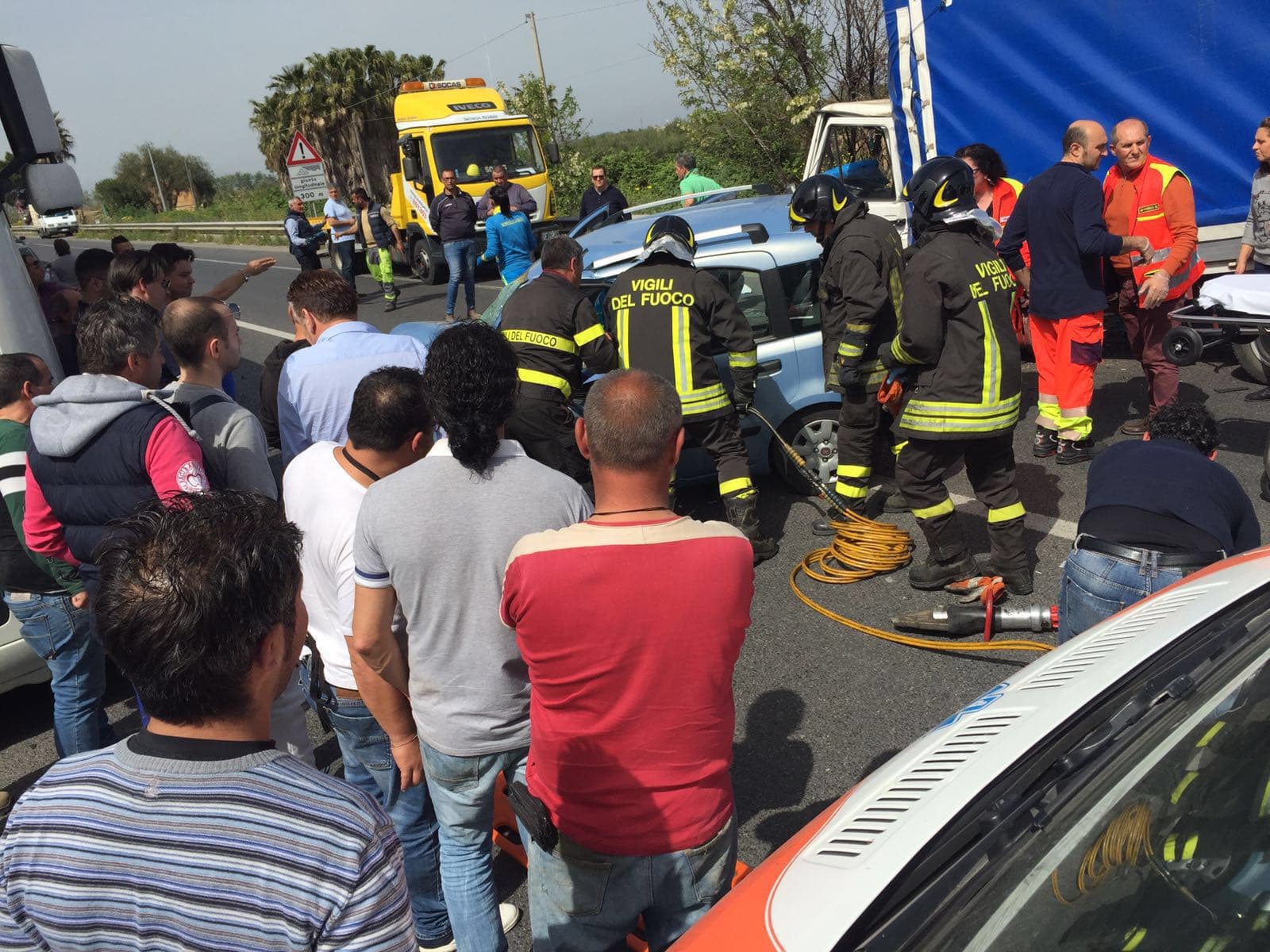 Corigliano: incidente sulla S.S. 106, un morto e due feriti
