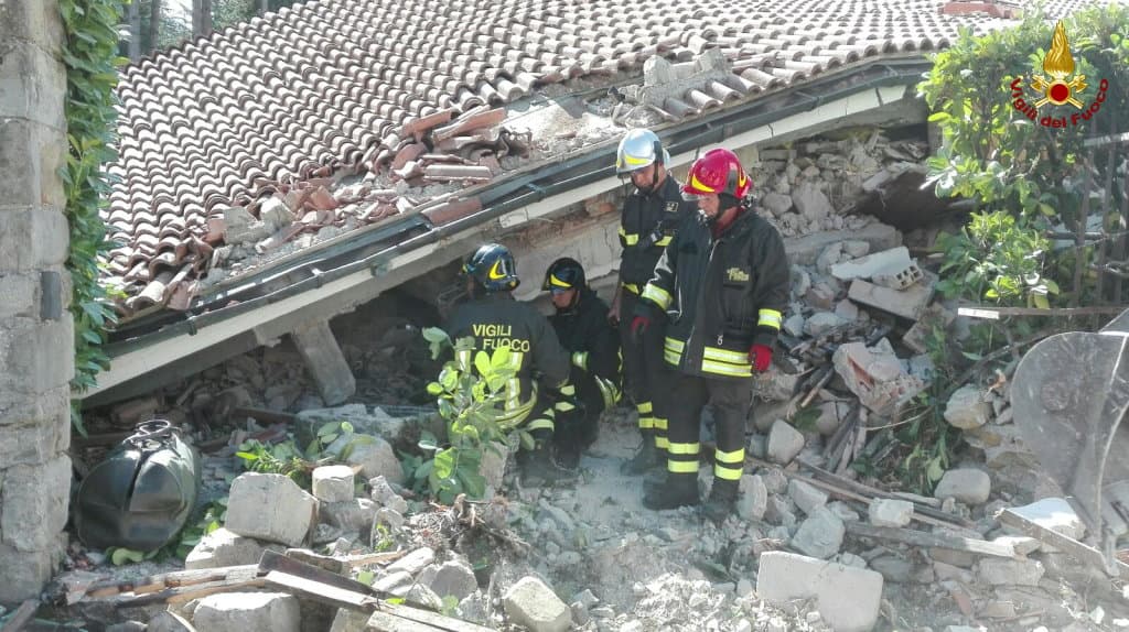 A Cittareale(Rieti) la base logistica dei Vigili del Fuoco Calabria