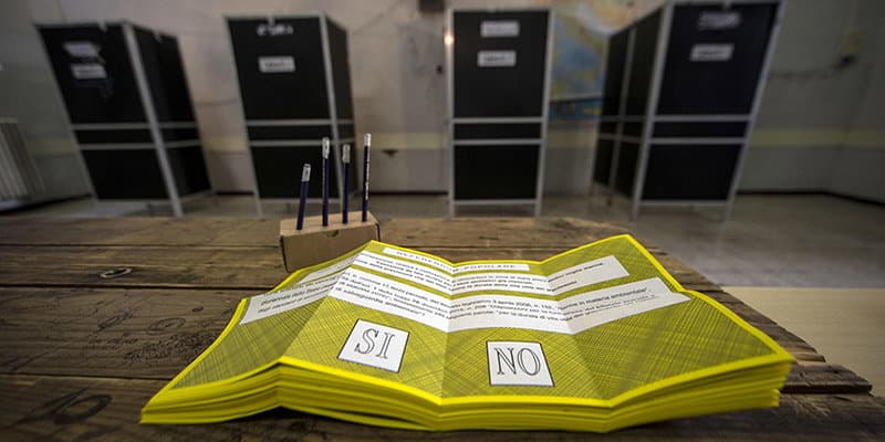 Referendum, primi exit poll