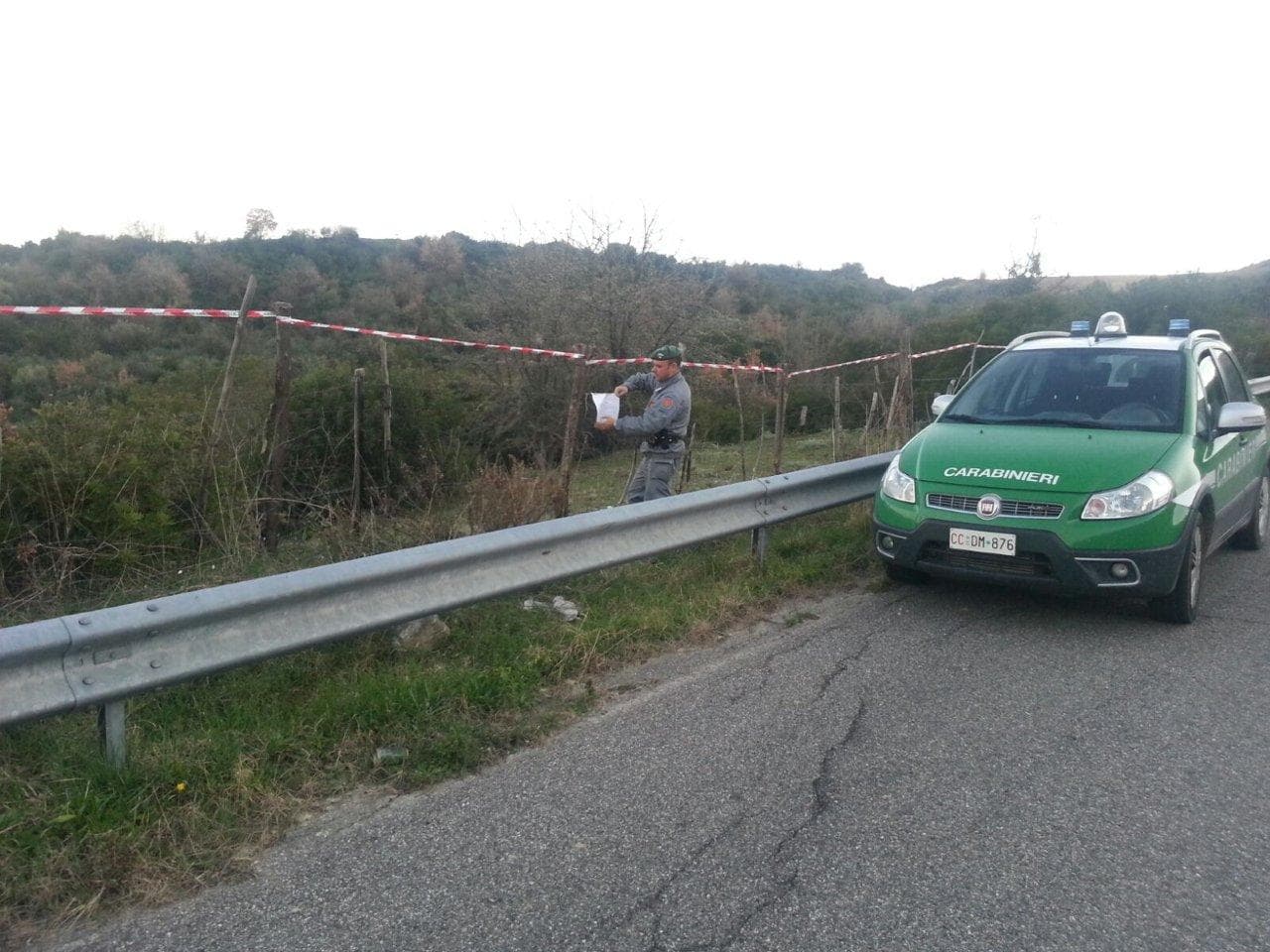 Sequestro di terreni a Paludi per difformità nei nulla osta