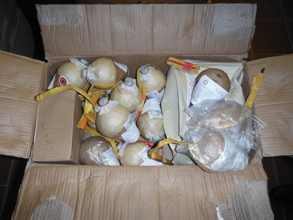 Fuochi pirotecnici sequestrati a Longobucco