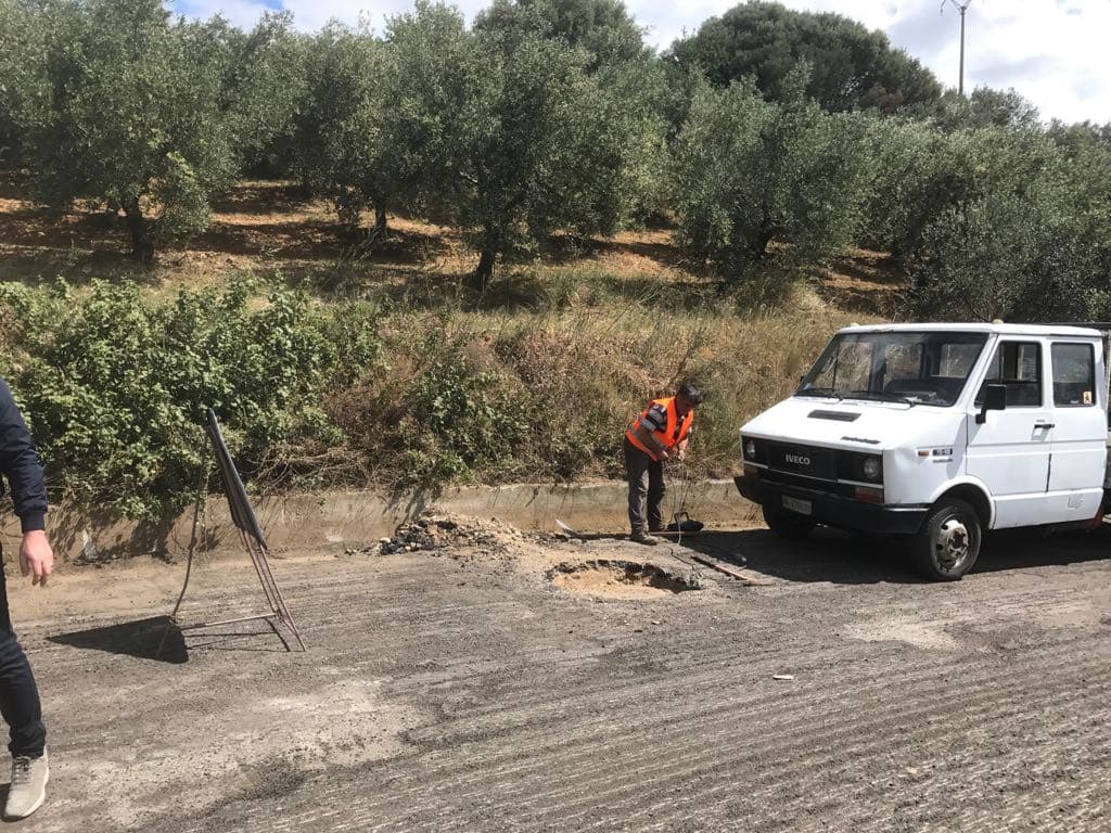 Corigliano, partiti i lavori per la sistemazione della viabilità