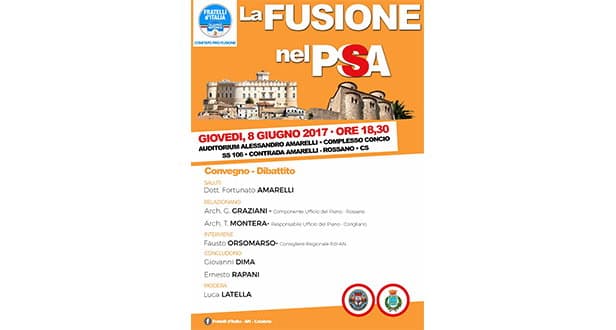 Fusione nel Psa, convegno di FdI-An