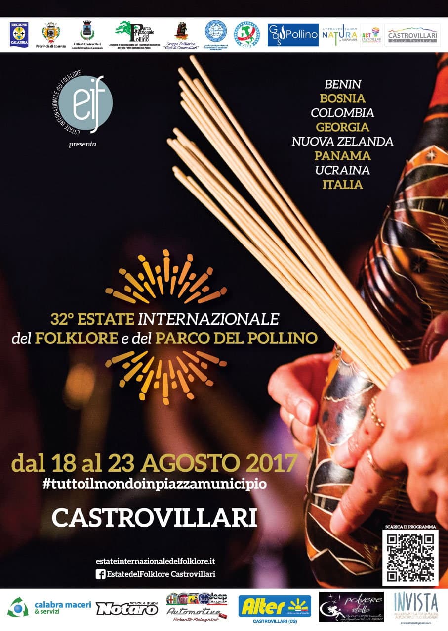 Castrovillari, dal 18 al 23, la 32esima Estate Internazionale del Folklore. Uno dei festival più antichi d'Italia
