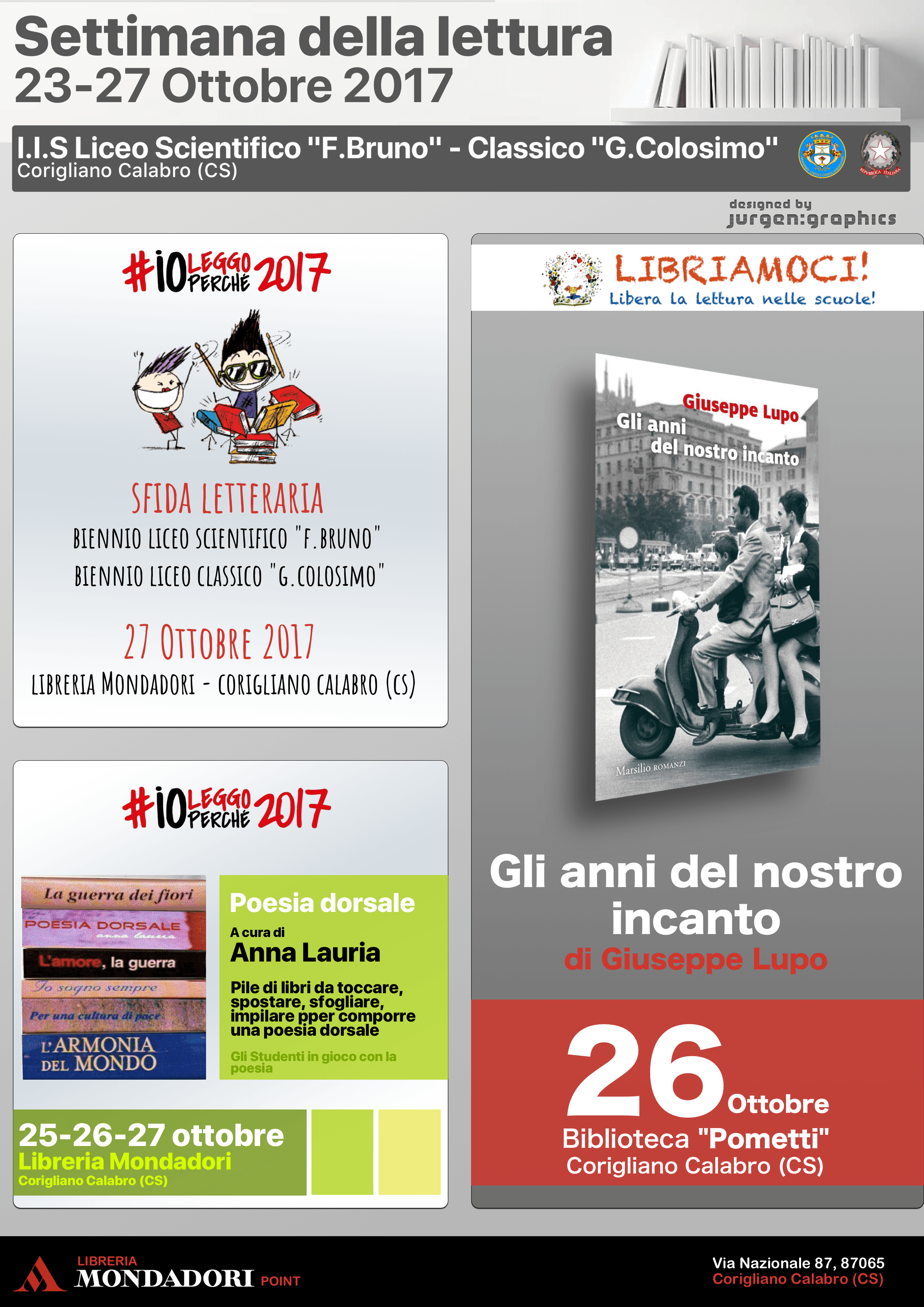 Molte le iniziative dei Licei di Corigliano per la settimana di Libriamoci