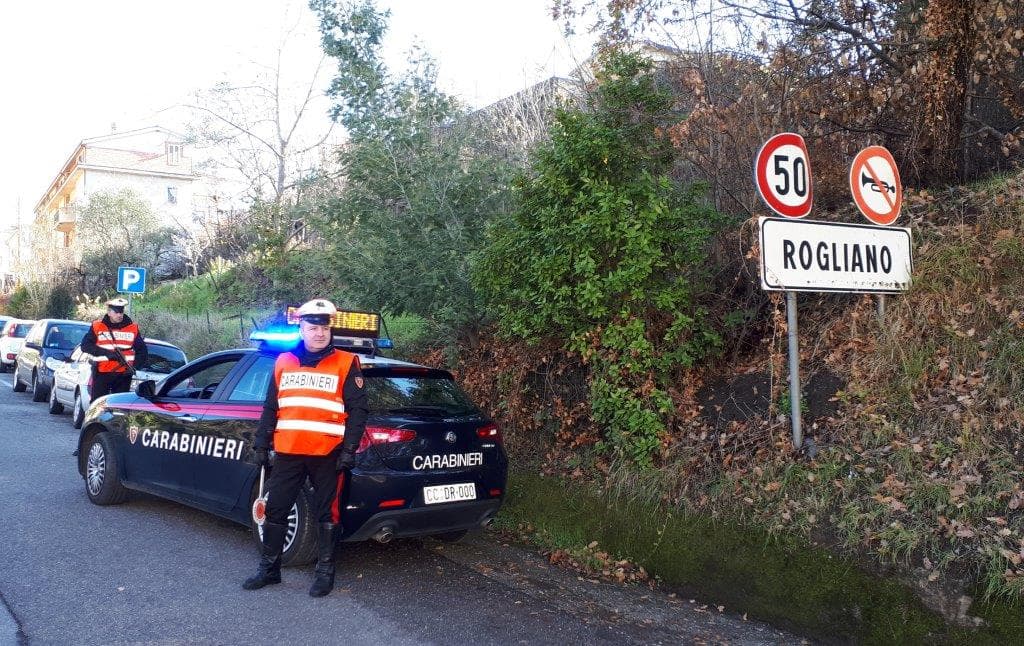 Carabinieri Rogliano: continua il servizio di controllo del territorio