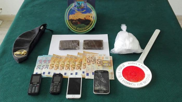 Montegiordano, arrestati due uomini con 200 grammi di hashish