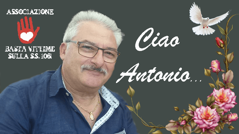 Statale 106, non ce l'ha fatta Antonio Caligiuri