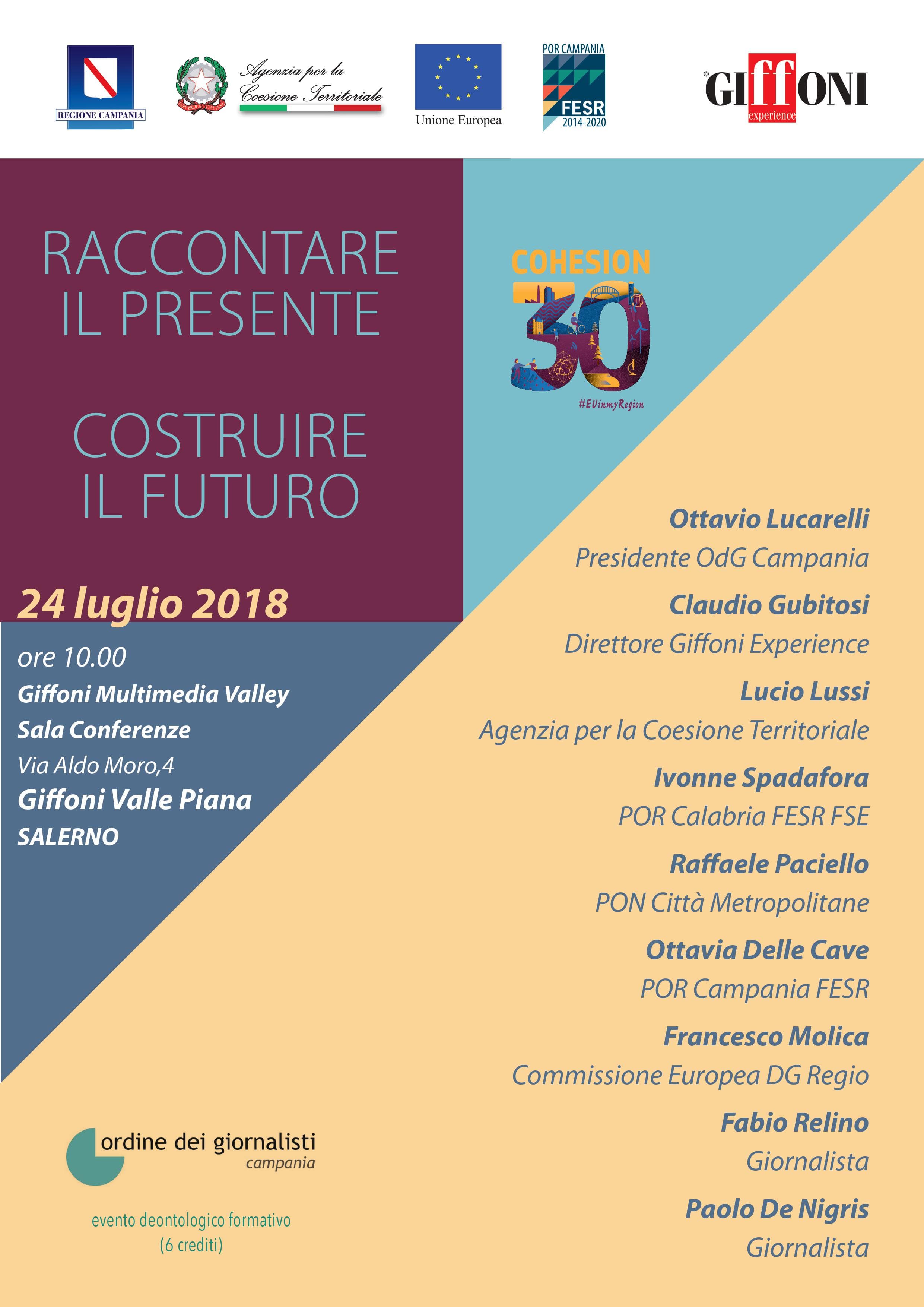 Da domani 24 luglio la Regione Calabria al Giffoni Film Festival
