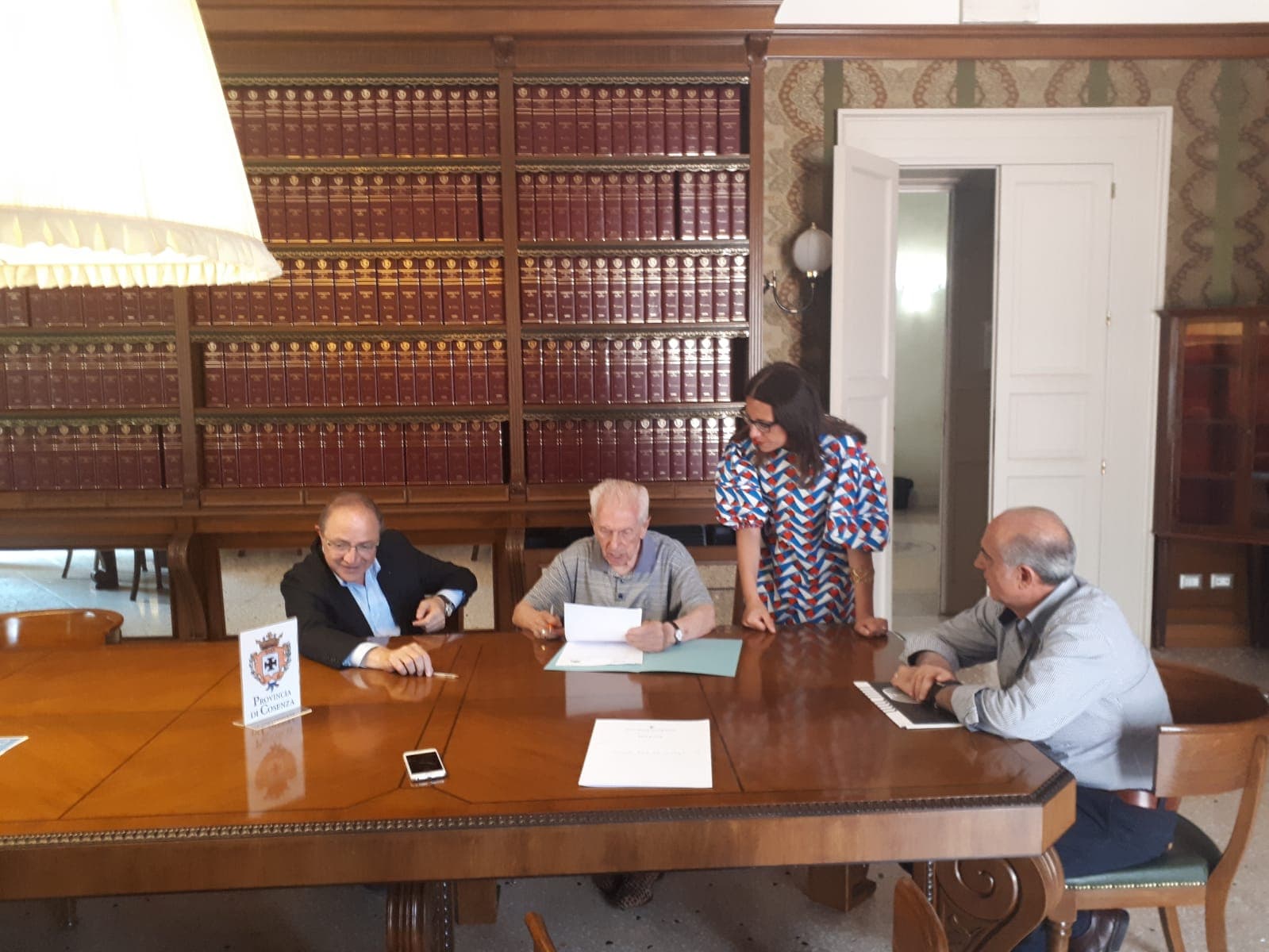 Cosenza: sottoscritto in Provincia Protocollo di Intesa tra Biblioteca Civica e Conservatorio Giacomantonio