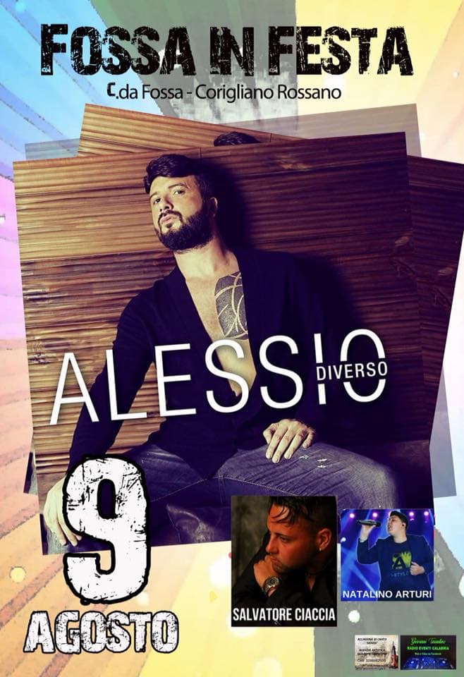 "Fossa in Festa" stasera il gran finale con Alessio in concerto