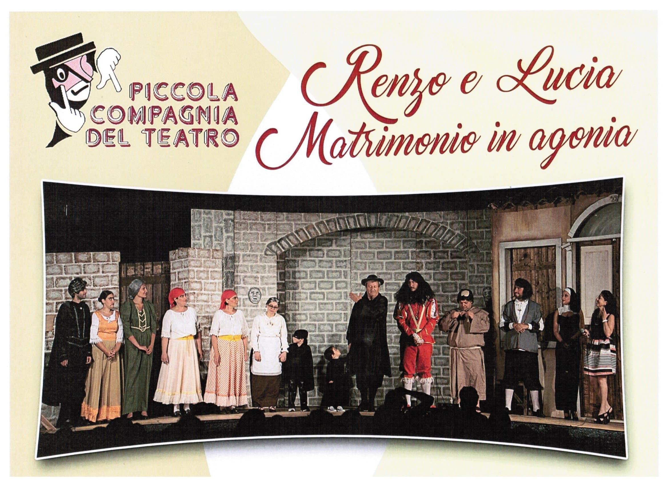 Corigliano, Quadrato in scena: domenica 19 Renzo e Lucia tra musica e parodia