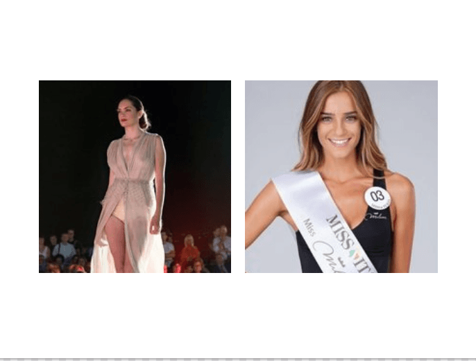 Le dive degli anni 50 a Miss Italia con le creazioni Celestino. Oggi,la finale su La7.Tra le finaliste Naomi Rizzo di Mirto Crosia