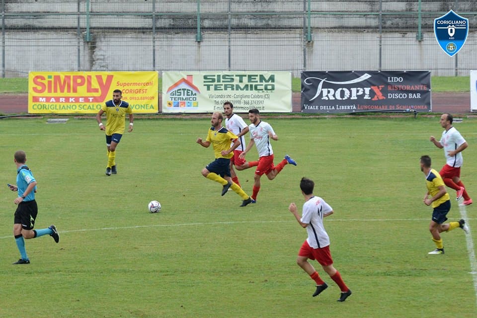 Asd Corigliano: oggi 17 ottobre Coppa Italia, al Via i Quarti contro l'Olympic, stadio Stefano Rizzo,di Rossano ore 15:30