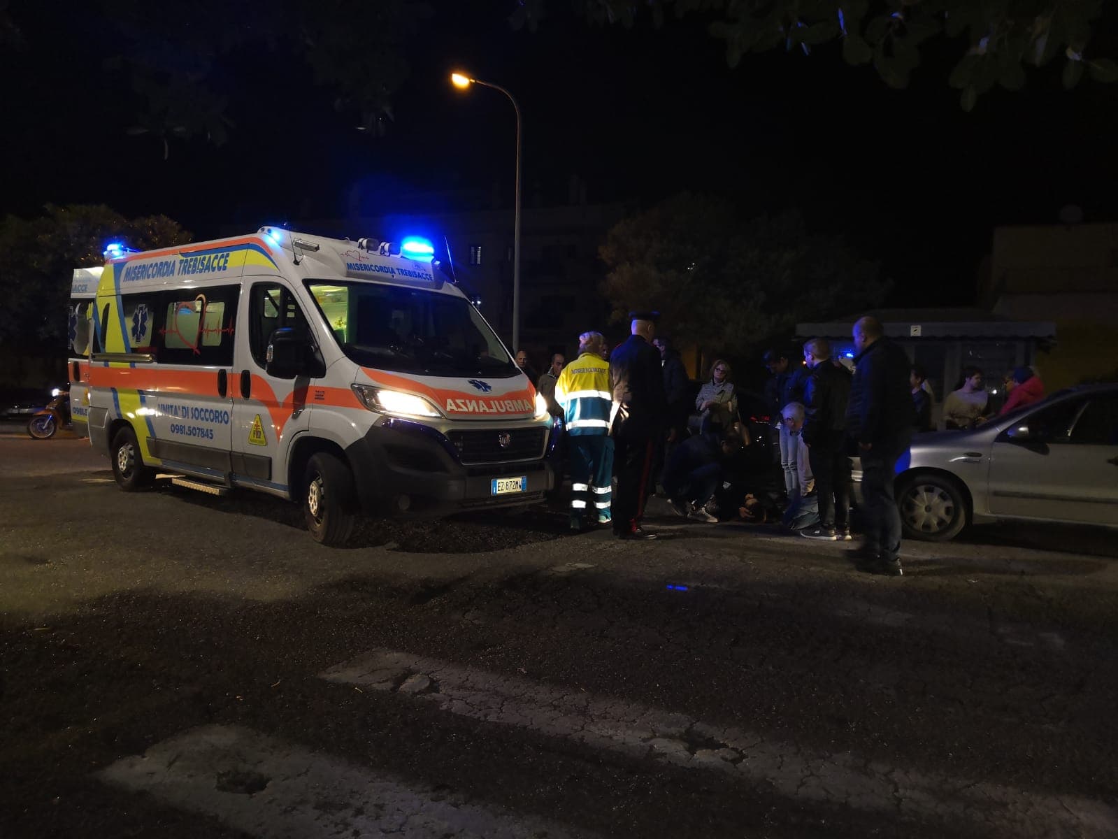 Rossano: donna investita sulle strisce pedonali in Via Galeno, portata in ospedale
