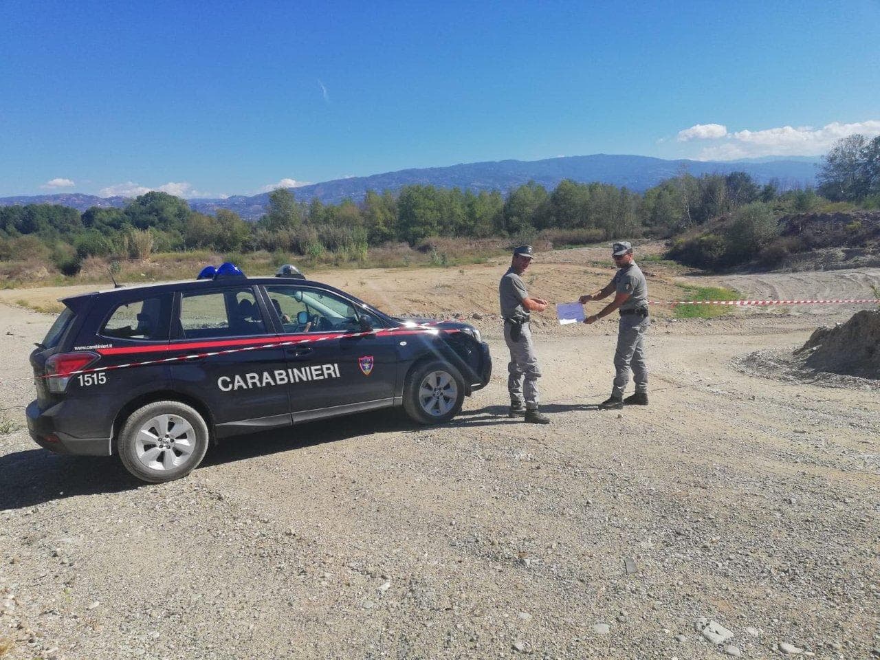 Carabinieri Forestale Cosenza, Bisignano: sequestrato impianto lavorazione inerti e produzione calcestruzzo