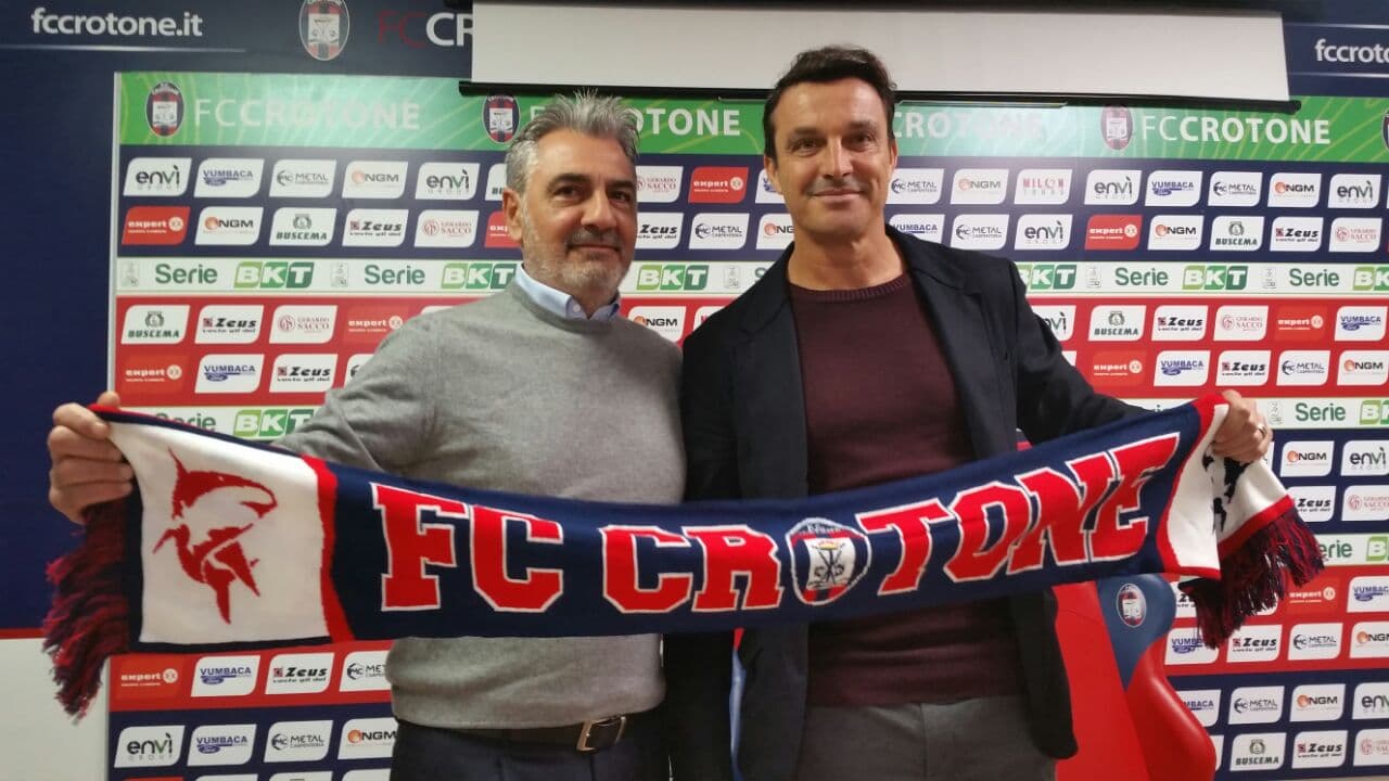 Oddo, nuovo allenatore Crotone: "Cercherò di dare un'identità alla squadra"