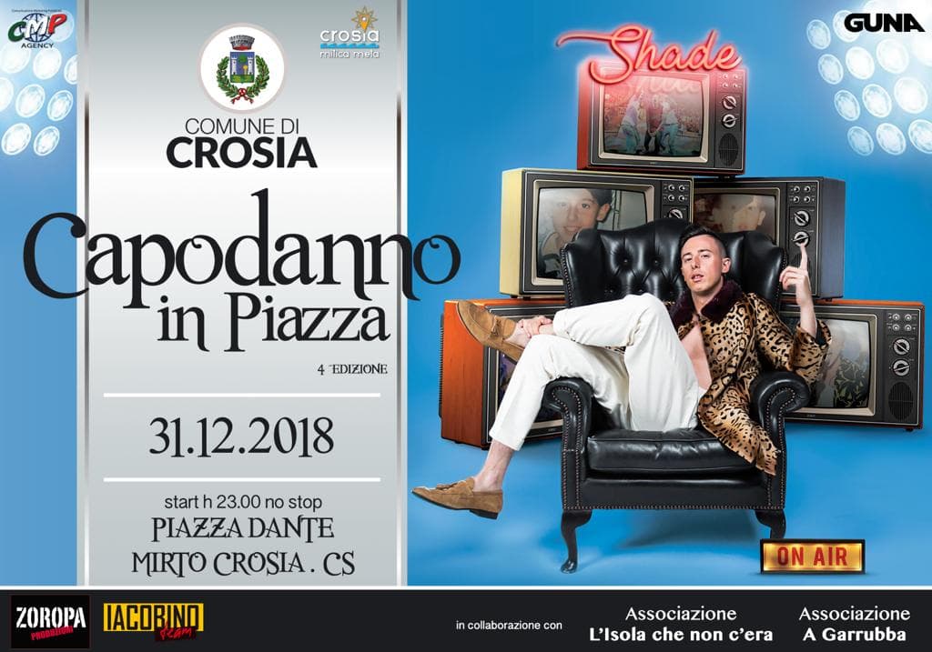 Mirto Crosia: Capodanno in Piazza con il rapper Shade
