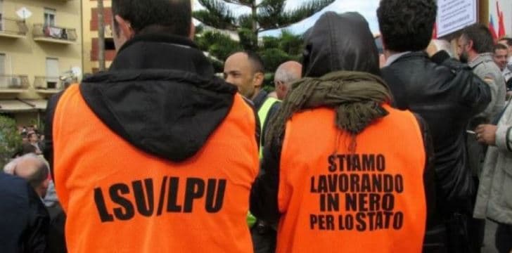 In sciopero della fame 47 ex lsu-lpu nel Cosentino