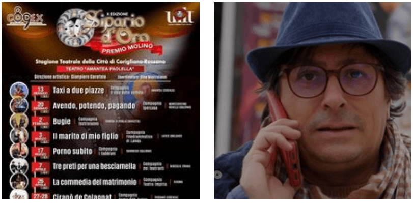 Teatro, ritorna Sipario d'Oro, dal 13 gennaio. Sarà una grande edizione. Garofalo: "Torniamo alle origini"