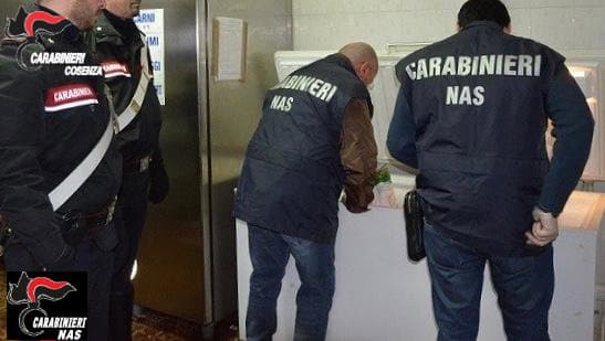 I Carabinieri Cosenza e Rende passano al setaccio i servizi di ristorazione di diversi Istituti scolastici
