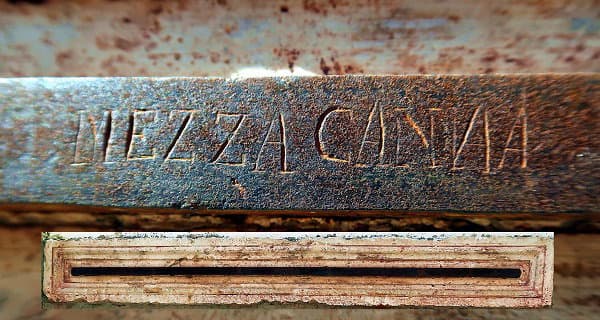 La mezza canna della Piazzetta del Commercio di Rossano. L'Associazione Rossano Recupera si propone di restaurarla