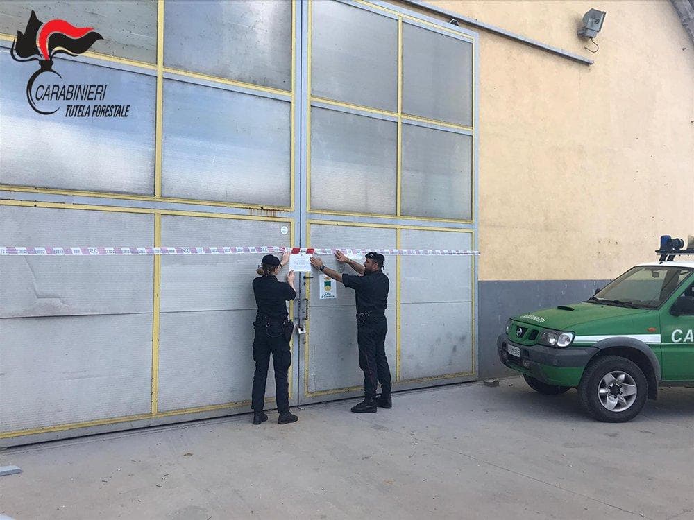 Sequestrata officina abusiva. Due persone denunciate