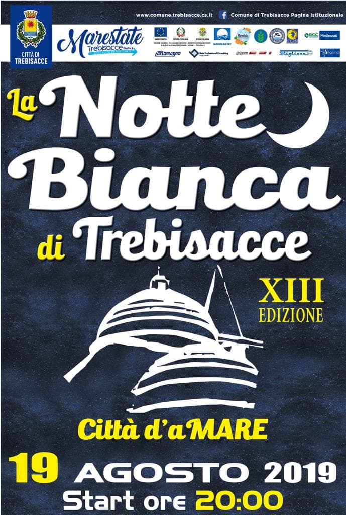 Trebisacce, tutto pronto per la XIII edizione della Notte Bianca. Start 19 agosto