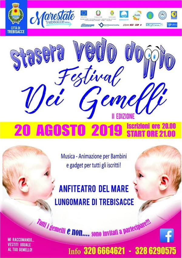 Torna a Trebisacce il "Festival dei Gemelli - Stasera vedo doppio"