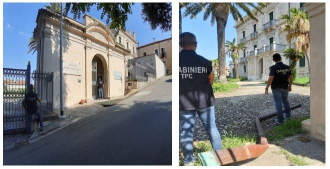 Cosenza: i Carabinieri nucleo tutela patrimonio culturale arrestano due persone per furo all'interno della "Villa Rendano"