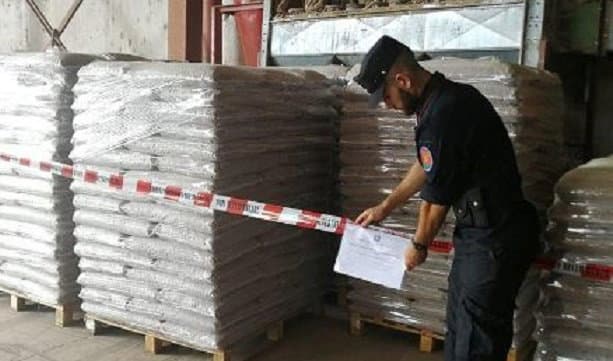 Sequestrato Opificio. Produceva pellet senza le previste autorizzazioni
