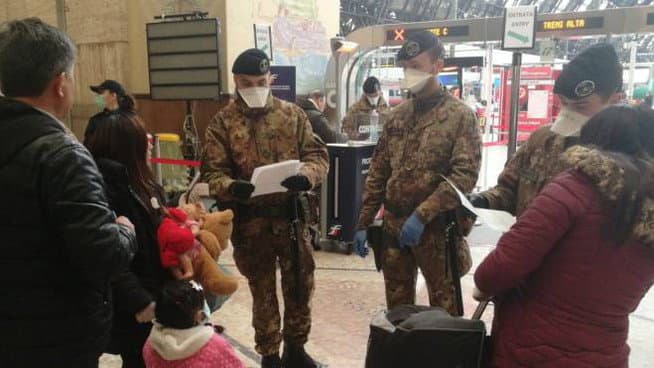 Coronavirus, operai bloccati a Bologna. Erano diretti in Calabria