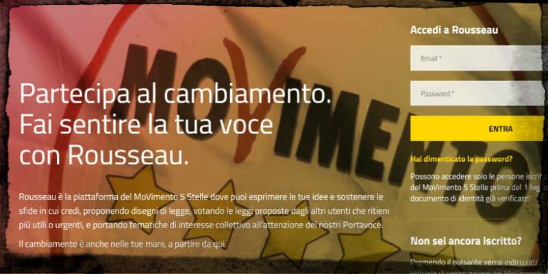 "Riparte l'Italia" il movimento 5 stelle si incontra sul web per un tour on-line