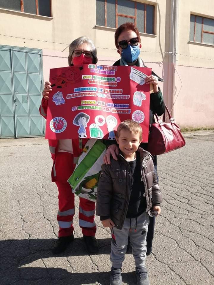 Castrovillari, una raccolta fondi per la CRI. L'idea di un Asilo per sostenere tamponi e vaccini