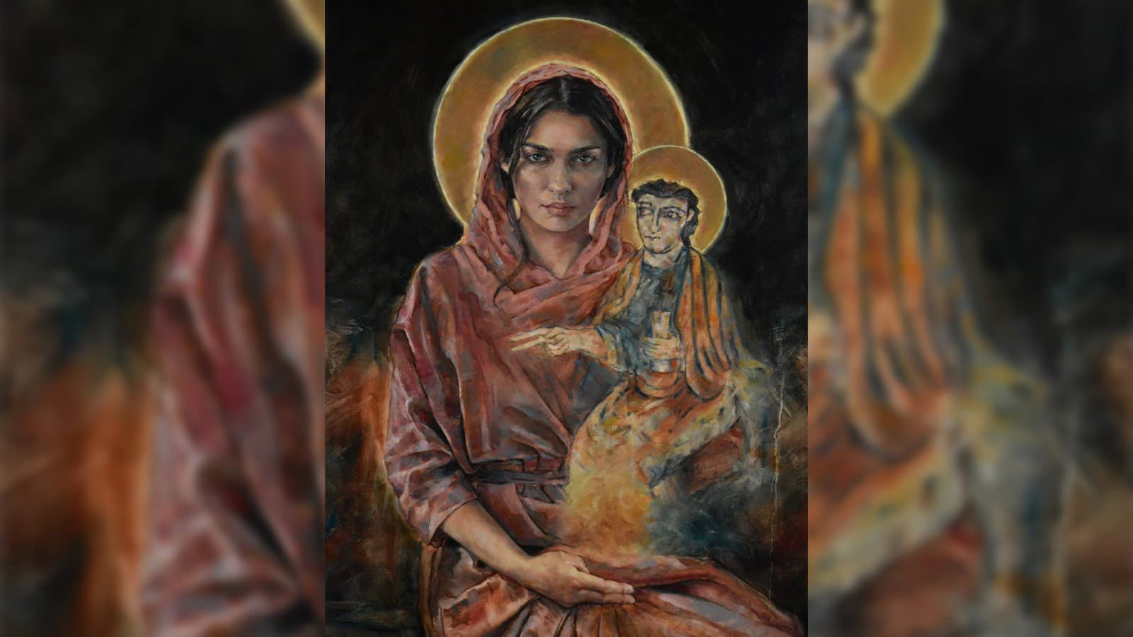 Passato e presente si fondono nell’omaggio all’Achiropita del pittore Emanuele Attadia