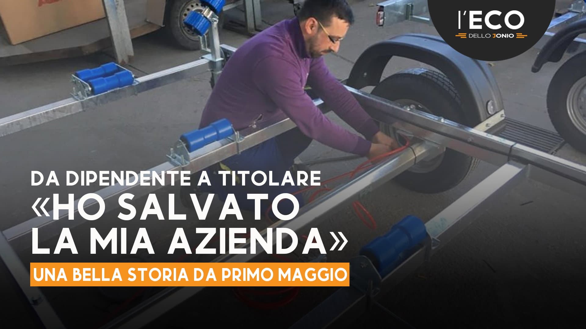 Francesco, da operaio a titolare per salvare il lavoro che ama